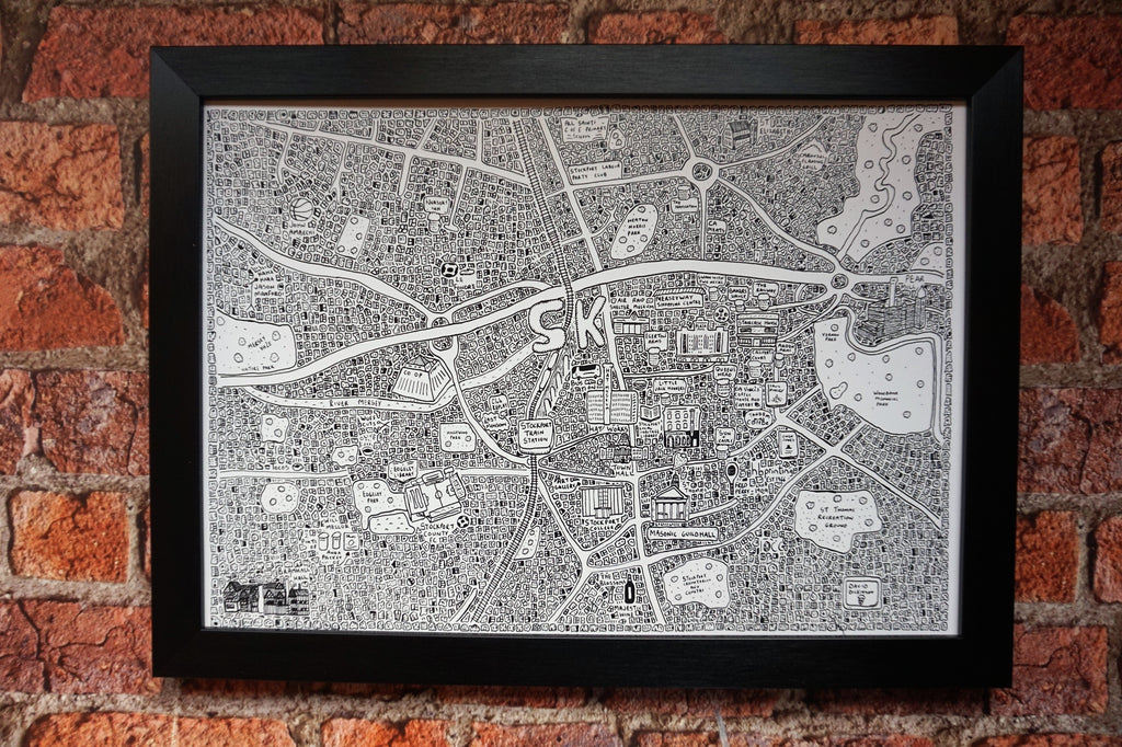 Doodle Map Stockport