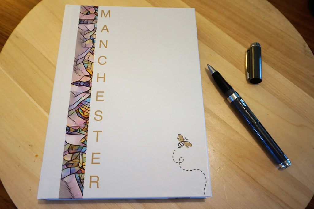 Notebook - Abstract Skyline- Manchester Journal