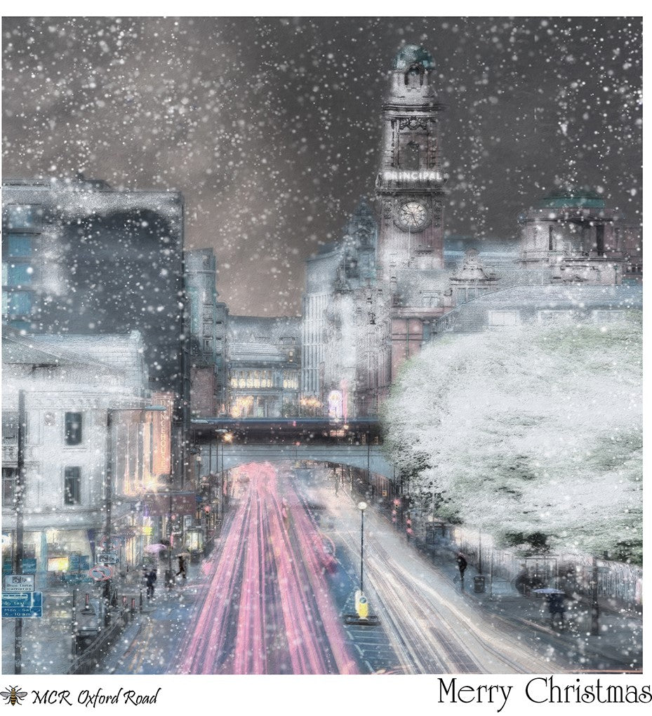 Christmas Cards - Pack of 4- Oxford Road