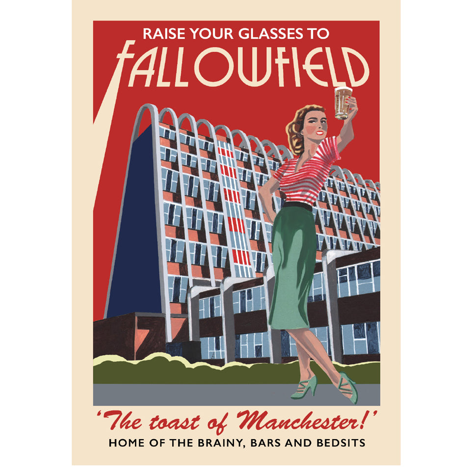 Retro Poster Art - Fallowfield