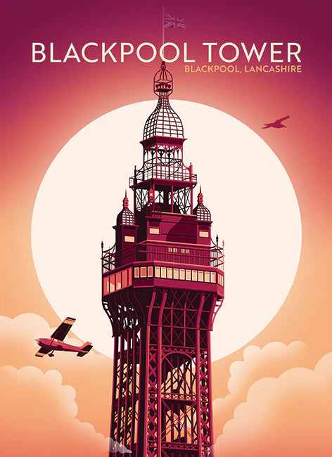 Tea Towel - Blackpool Tower