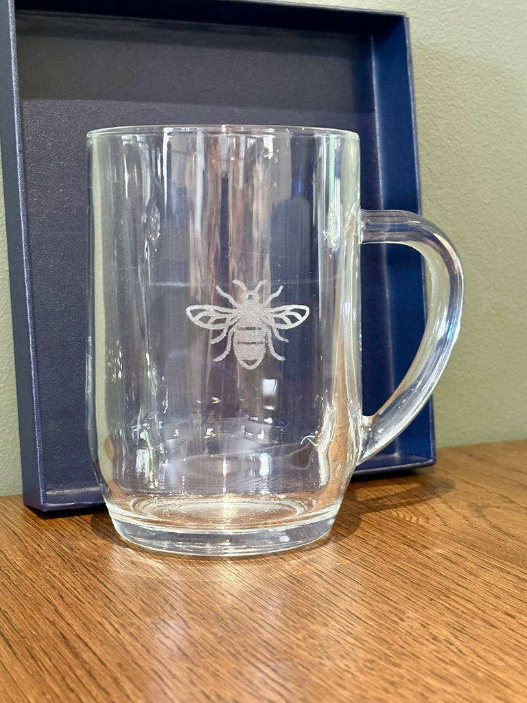Manchester Bee Pint Glass Tankard
