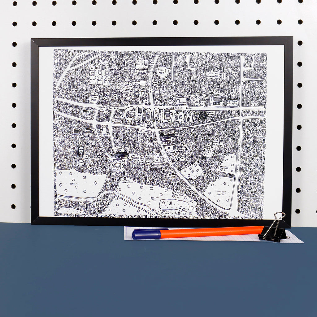 Doodle Map Chorlton