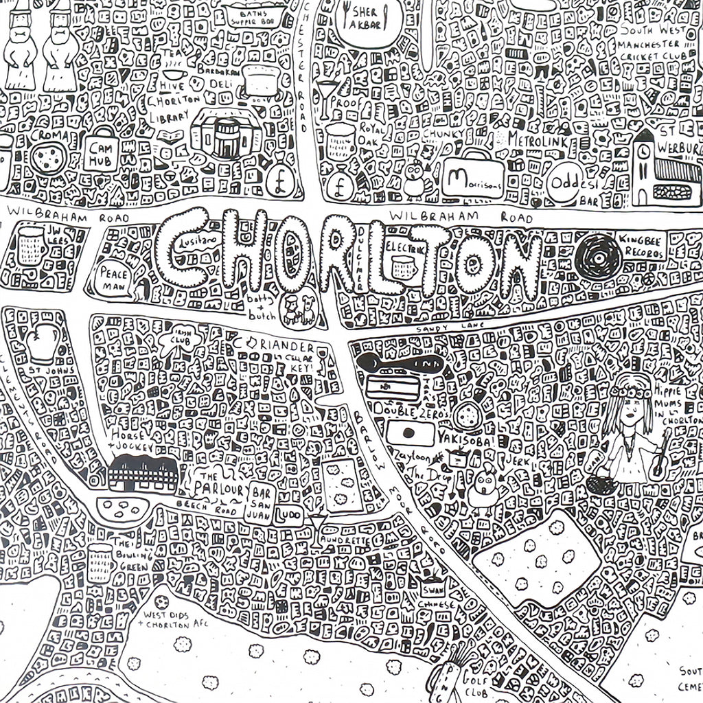 Doodle Map Chorlton