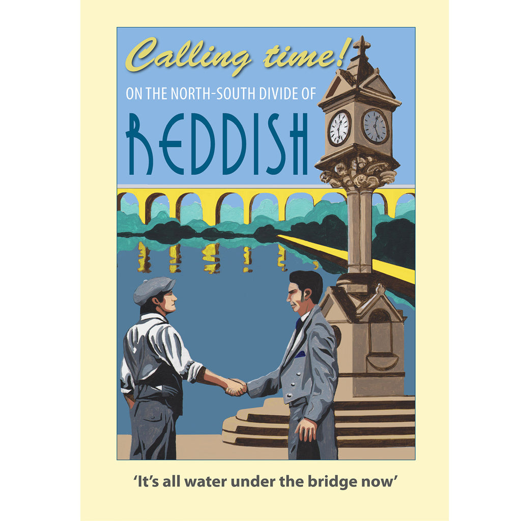 Retro Poster Art - Reddish