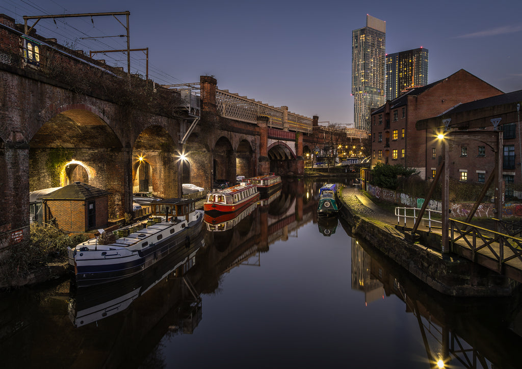Castlefield Boats at Dusk