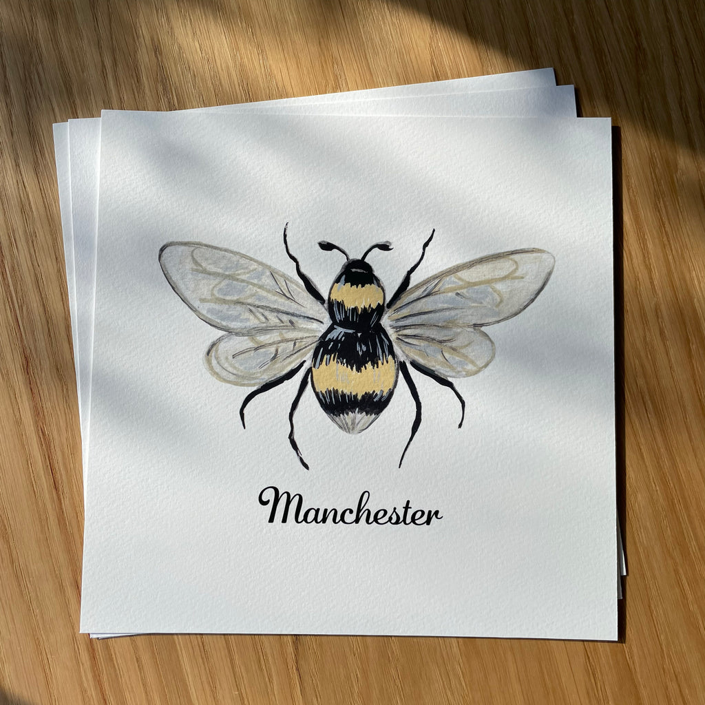 Manchester Bee Print