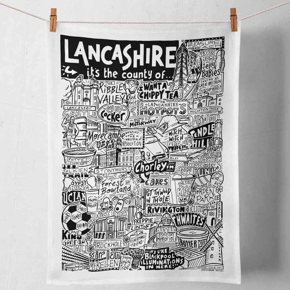 Lancashire Tea Towel