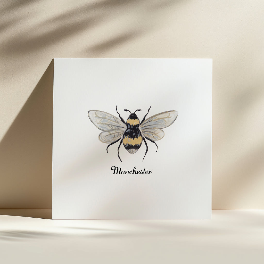 Manchester Bee Print