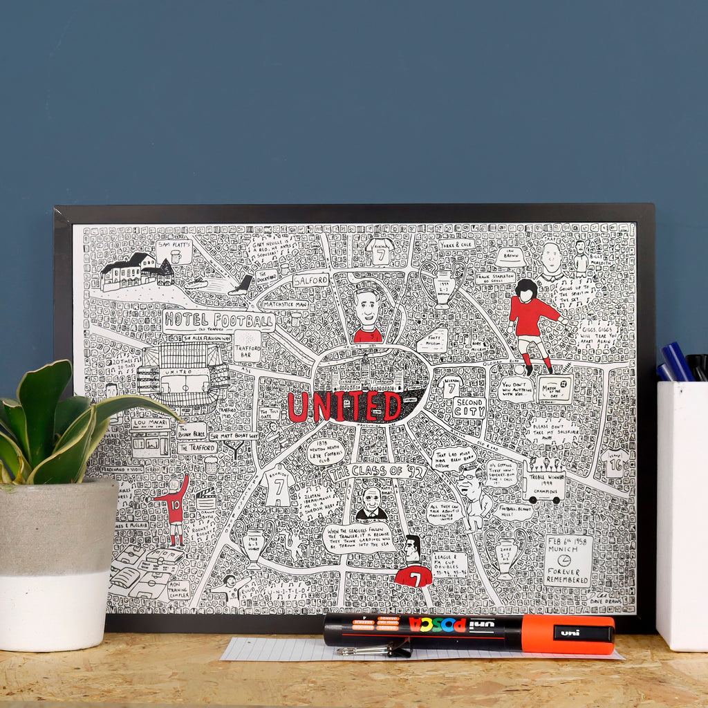 Doodle Map Manchester United