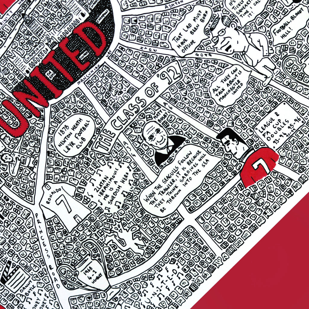 Doodle Map Manchester United