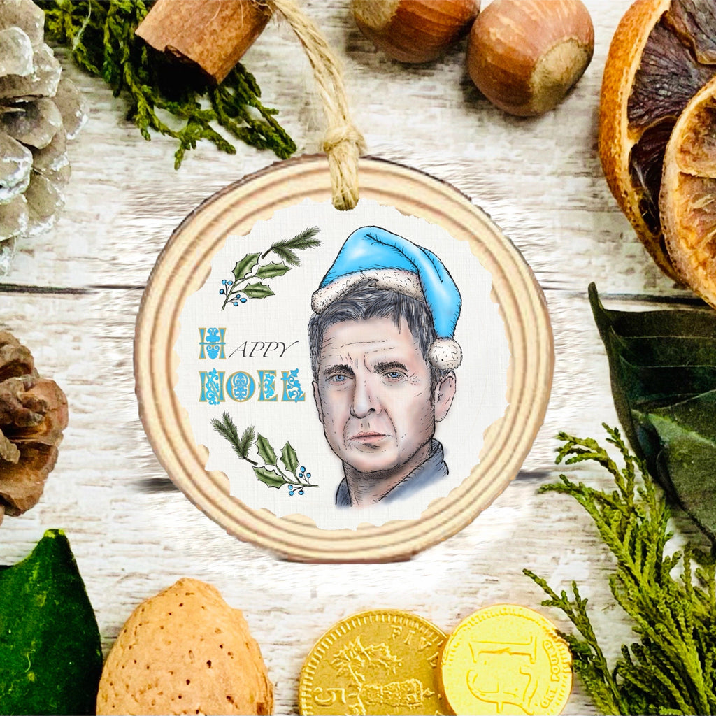 Noel Gallagher Christmas Decoration Blue Hat