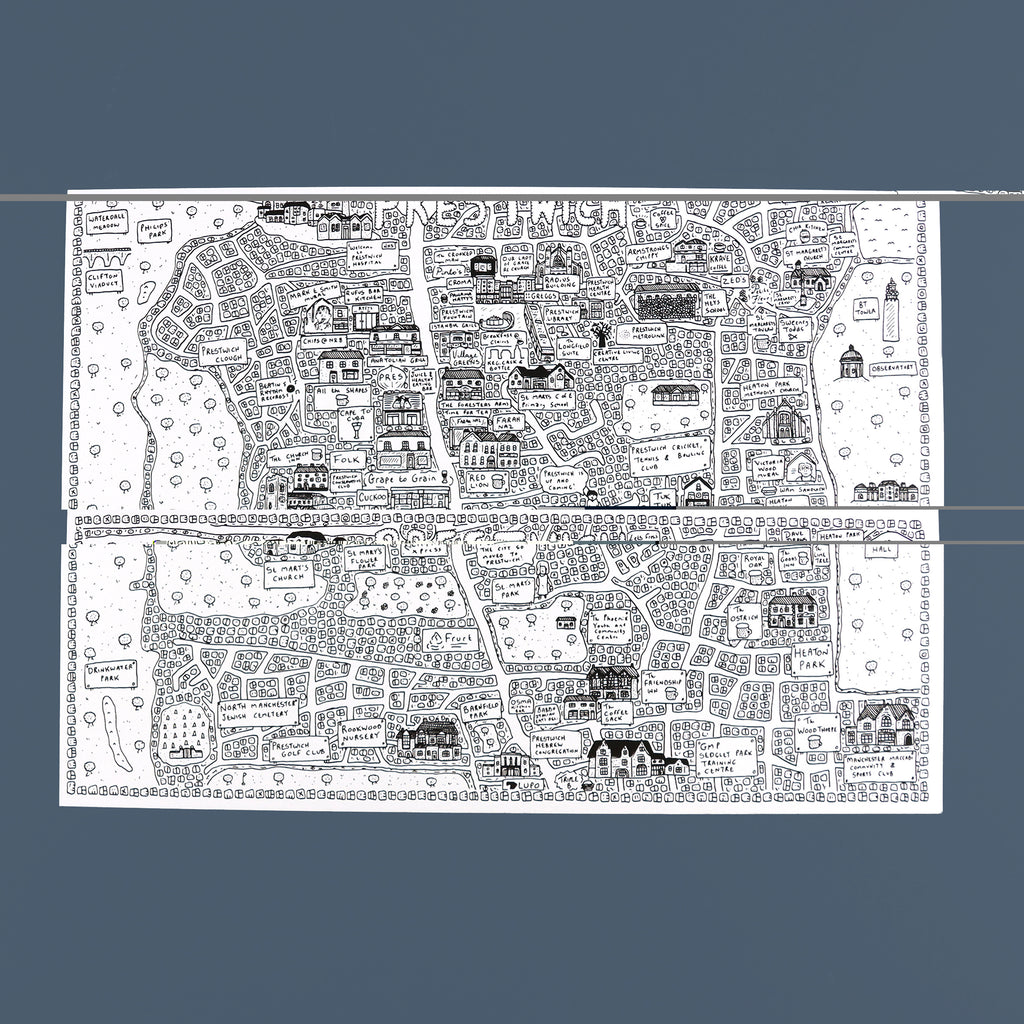 Doodle Map Prestwich
