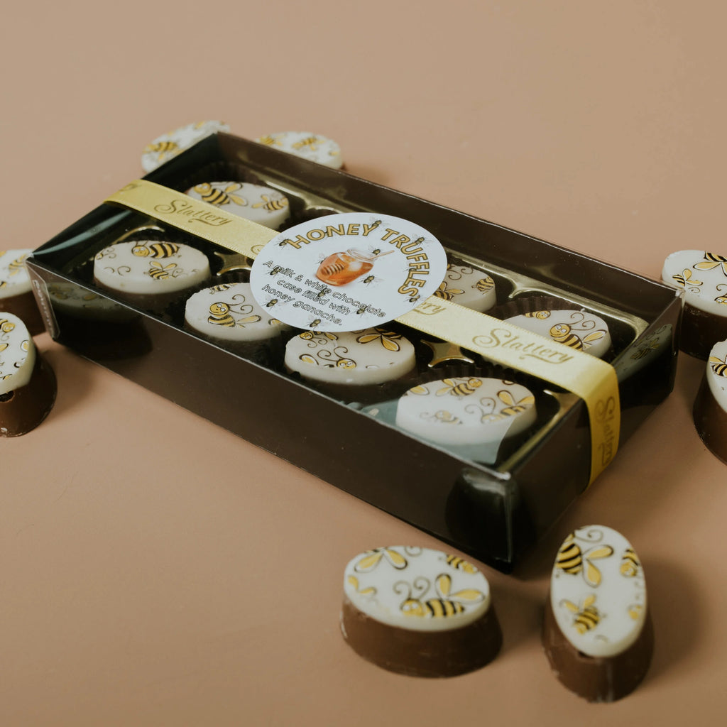 Chocolate Honey Truffles - Box of 8