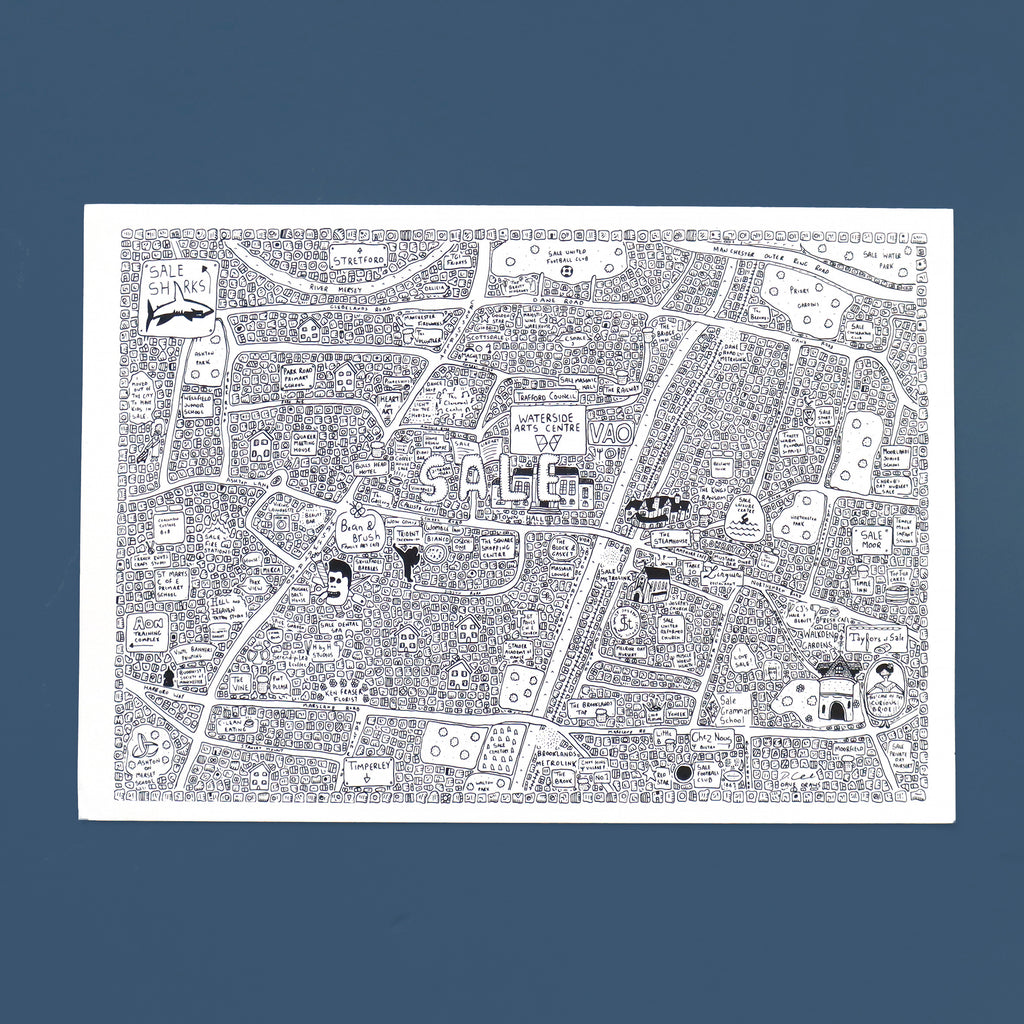 Doodle Map Sale