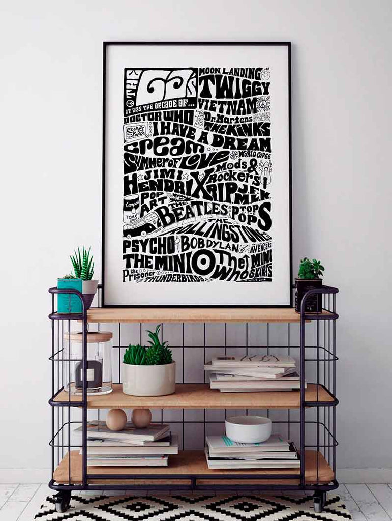 1960s Decade Print