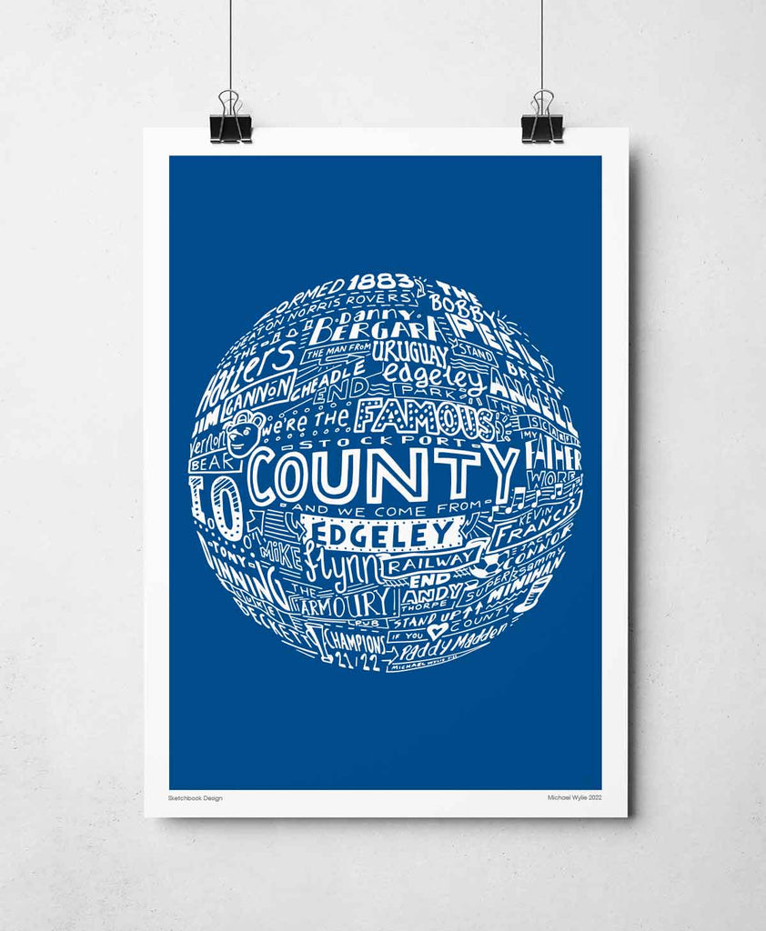 Stockport County Football Print