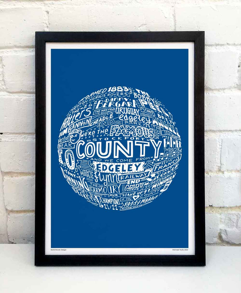 Stockport County Football Print