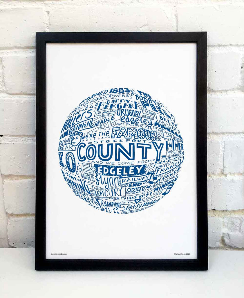 Stockport County Football Print
