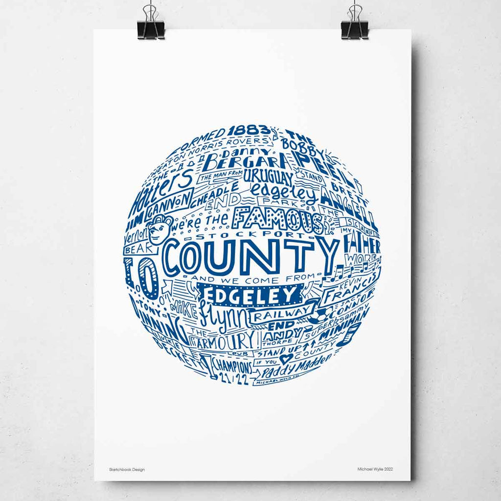 Stockport County Football Print
