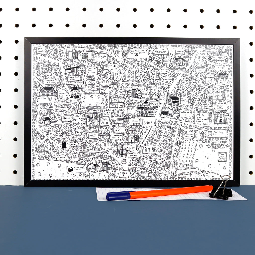 Doodle Map Stretford