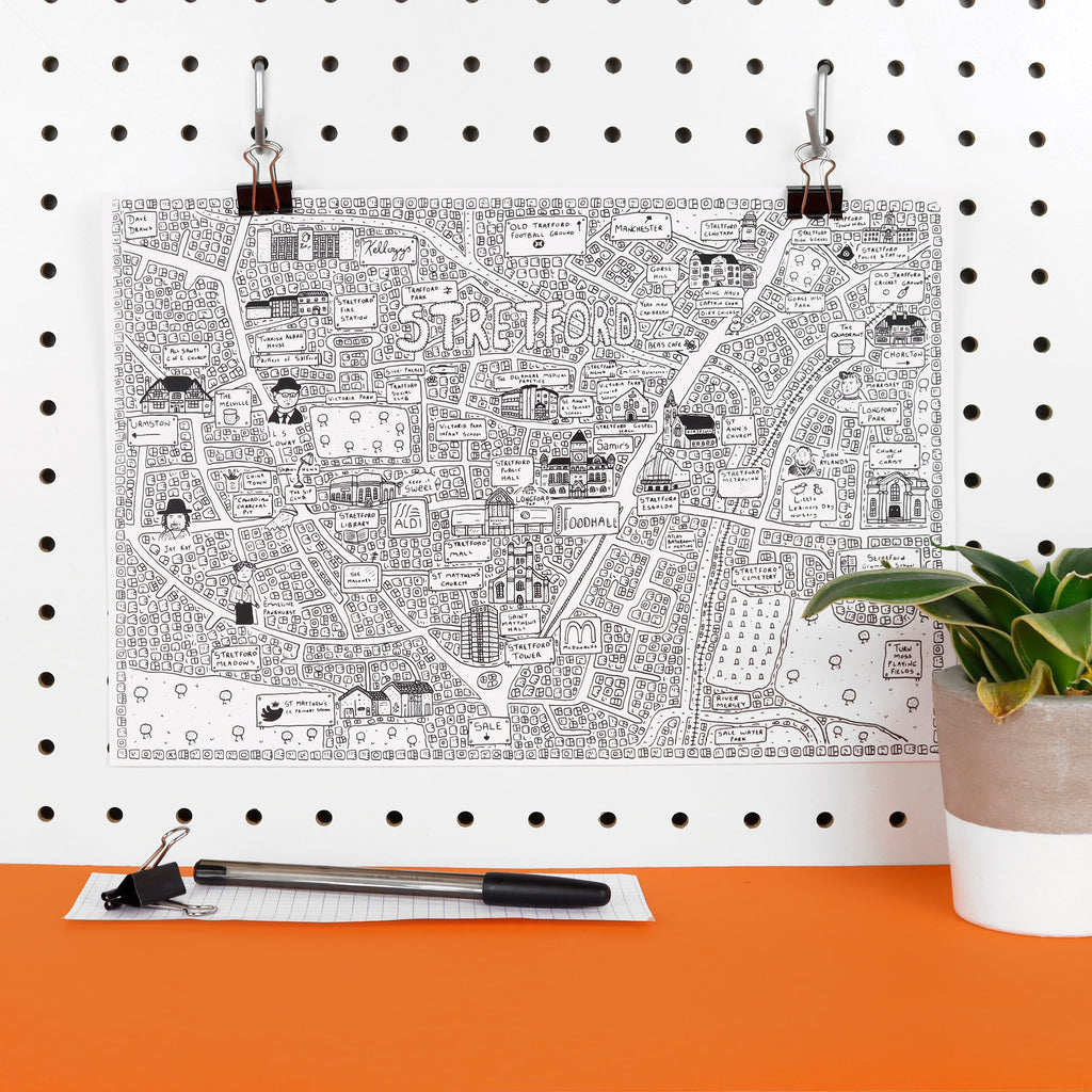 Doodle Map Stretford