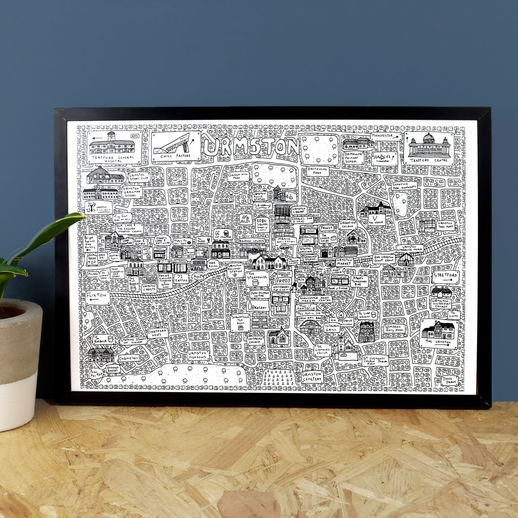 Doodle Map Urmston