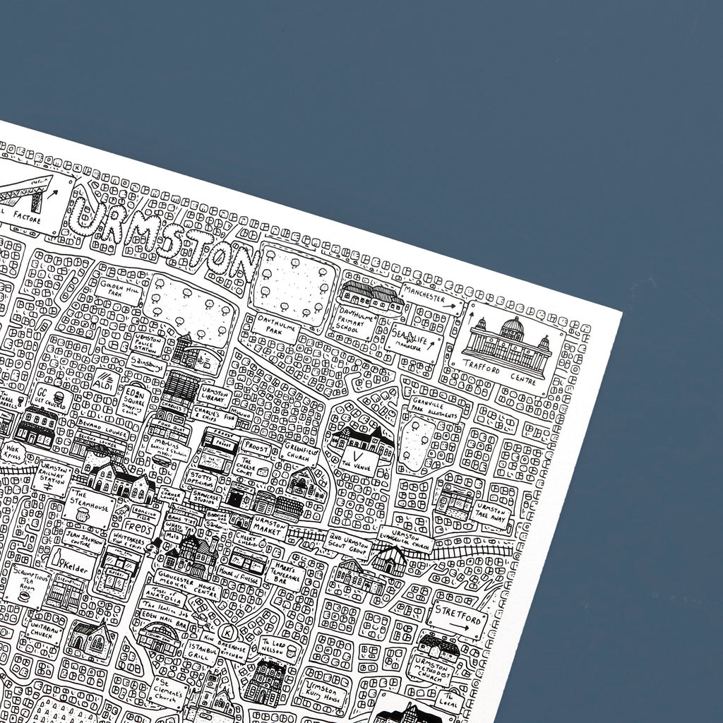 Doodle Map Urmston