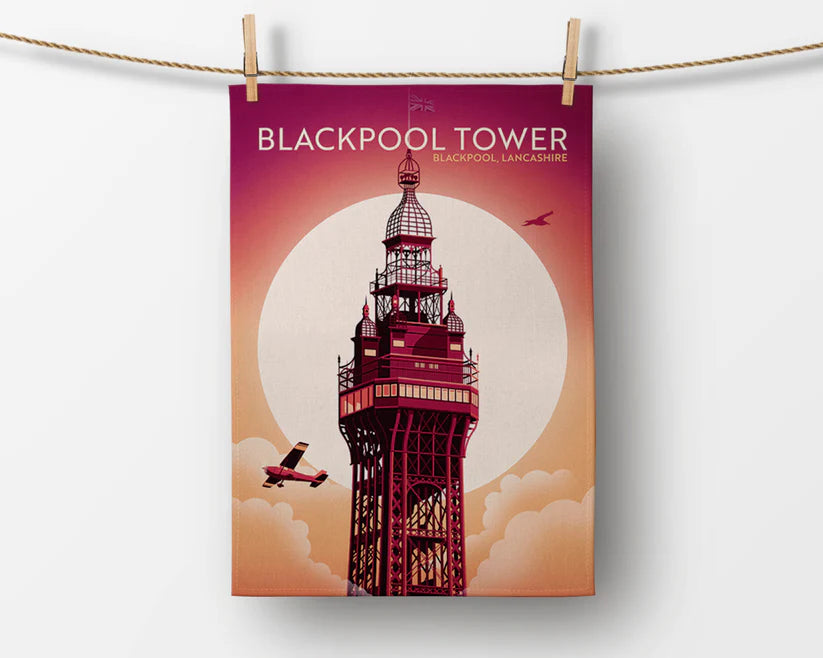 Tea Towel - Blackpool Tower