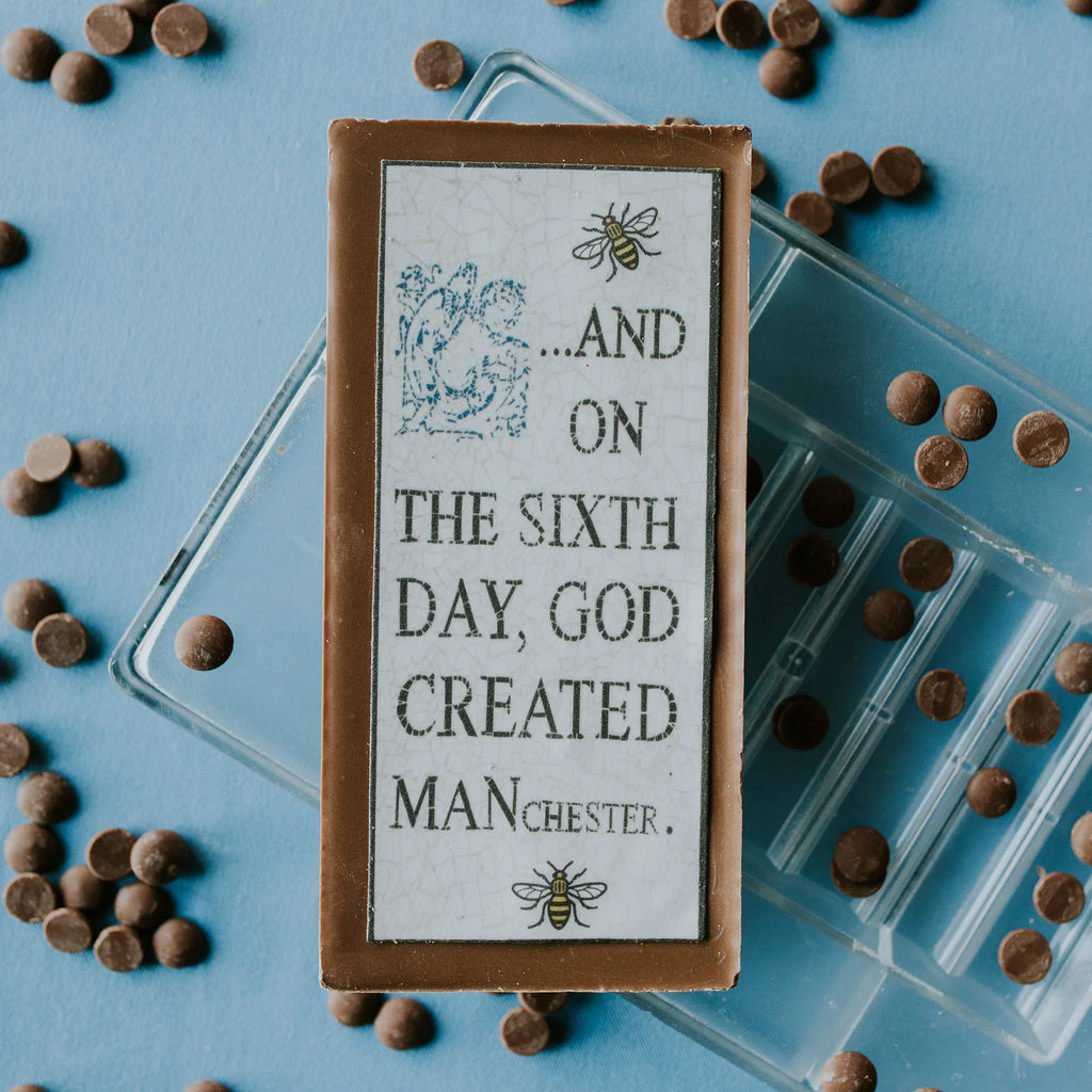 On the 6th day - Manchester scan Large Chocolate bar