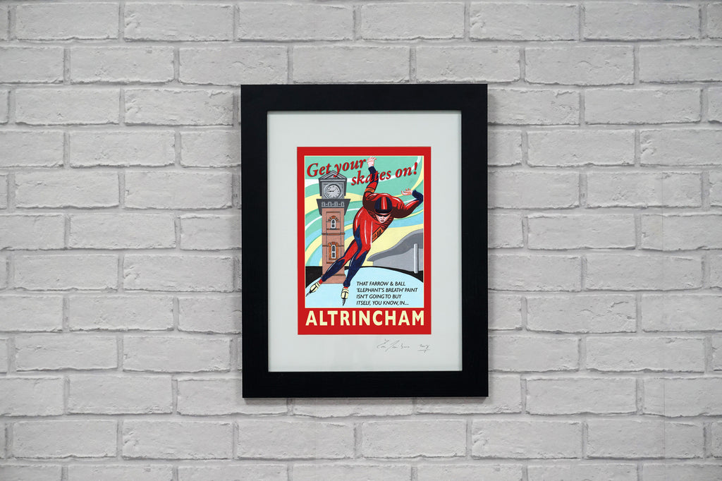 Retro Poster Art - Altrincham