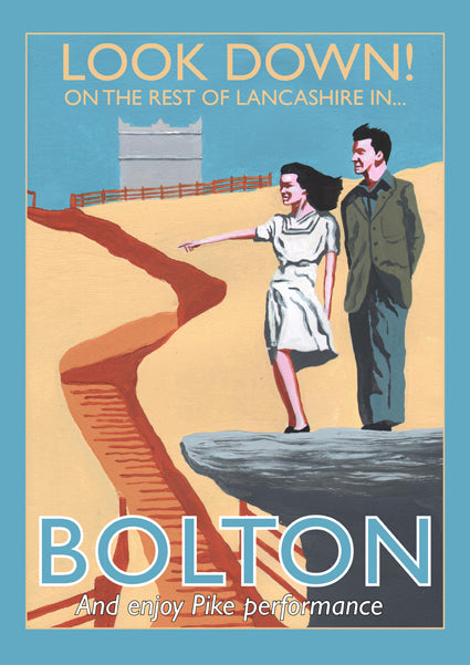 Retro Poster Art - Bolton