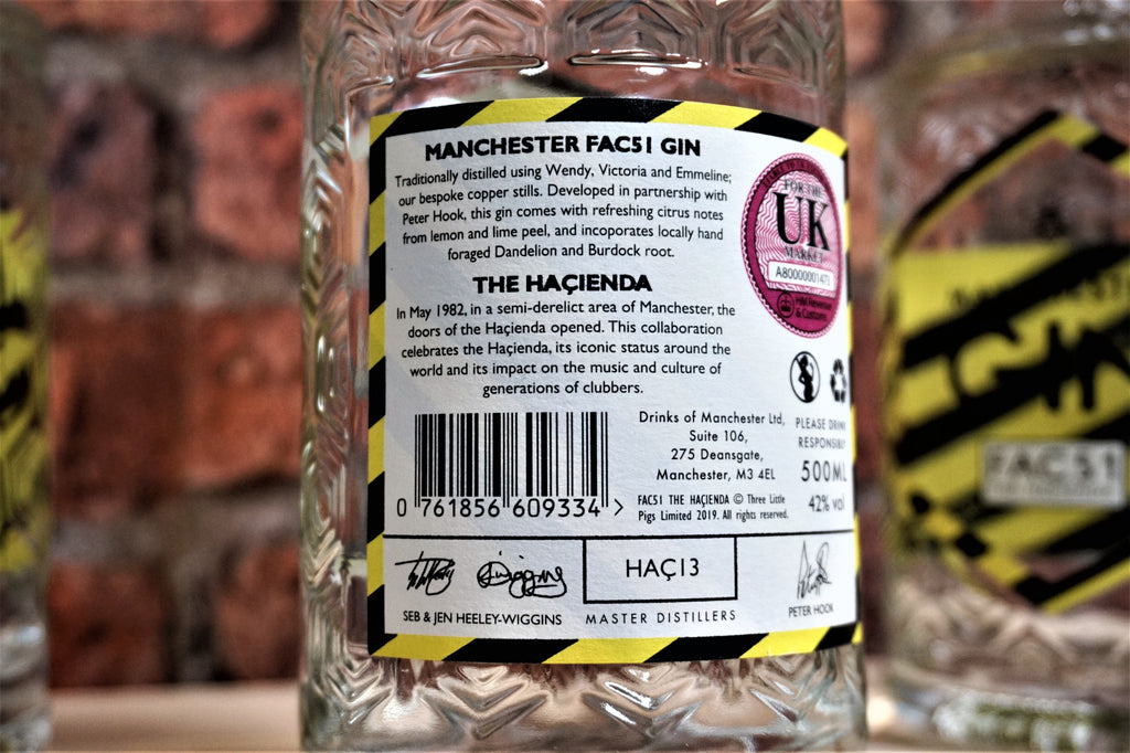 Manchester Gin - Fac51 Hacienda