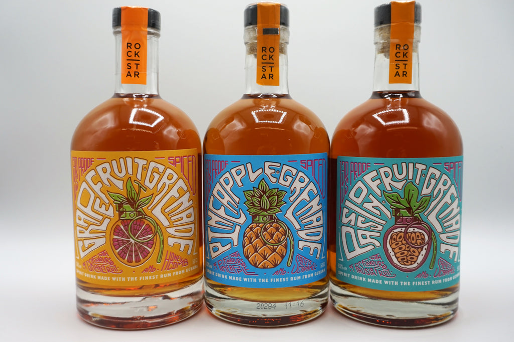 Rockstar Rum - Pineapple Grenade Spiced Rum