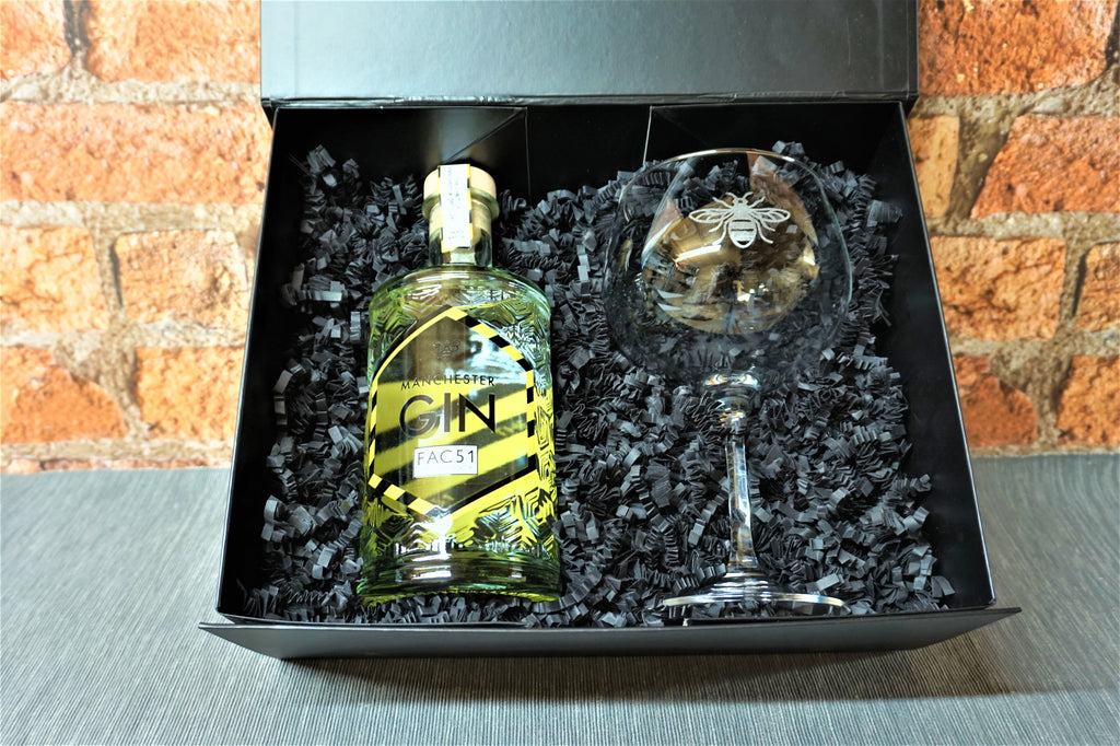 Manchester Gin & Glass Gift Set