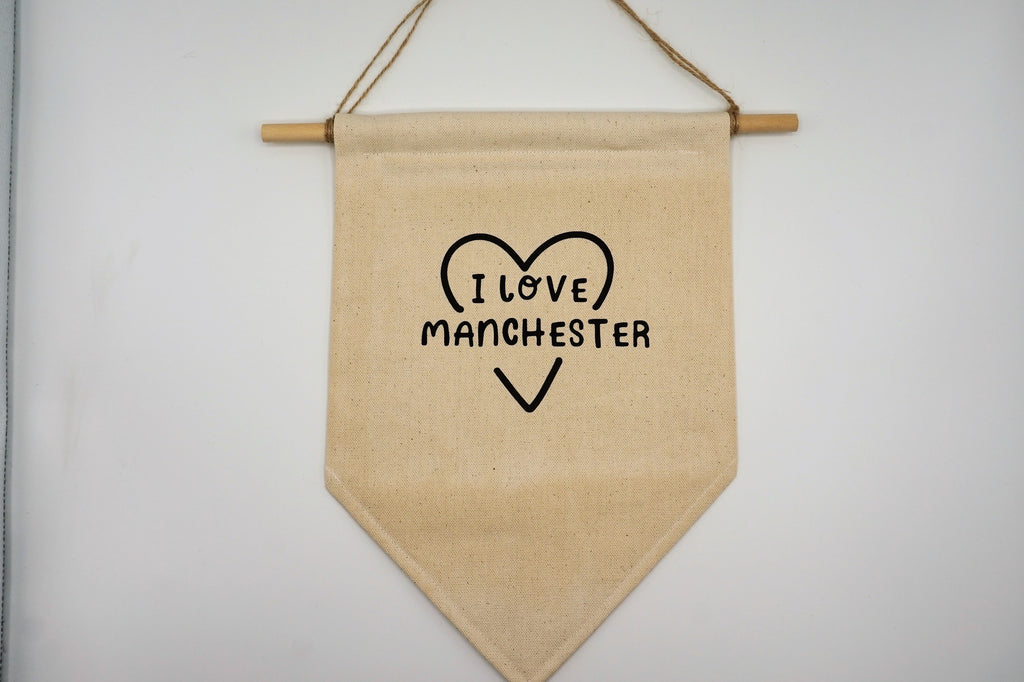 Wall Banner - I Love Manchester