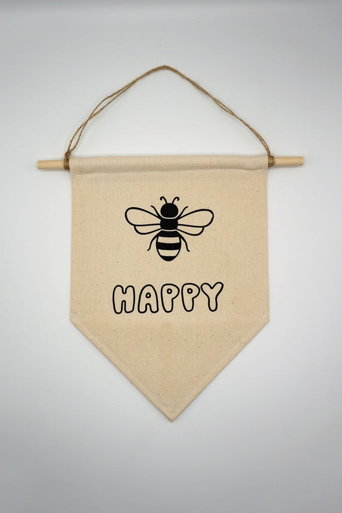 Wall Banner - Bee Happy