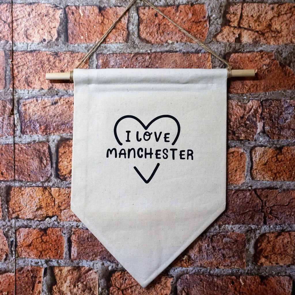 Wall Banner - I Love Manchester
