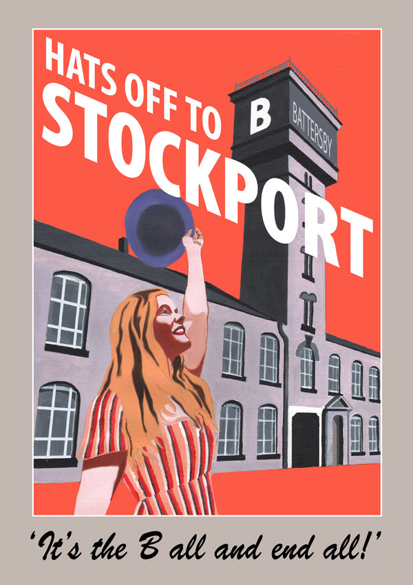 Retro Poster Art - Stockport