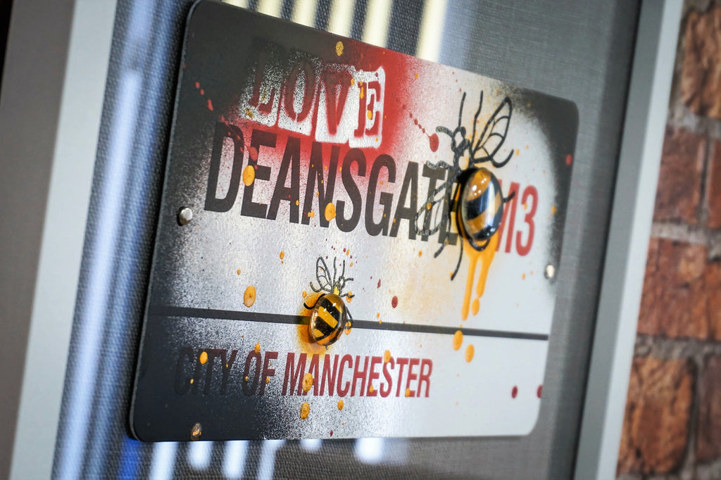Street Sign Art - Deansgate The Hive
