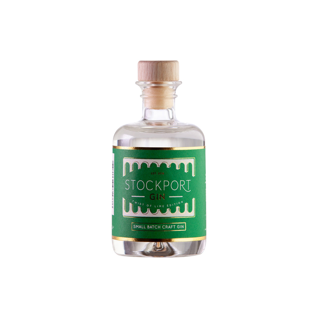 Stockport Gin - Twist of Lime - 5cl Miniatures x 3 bottles