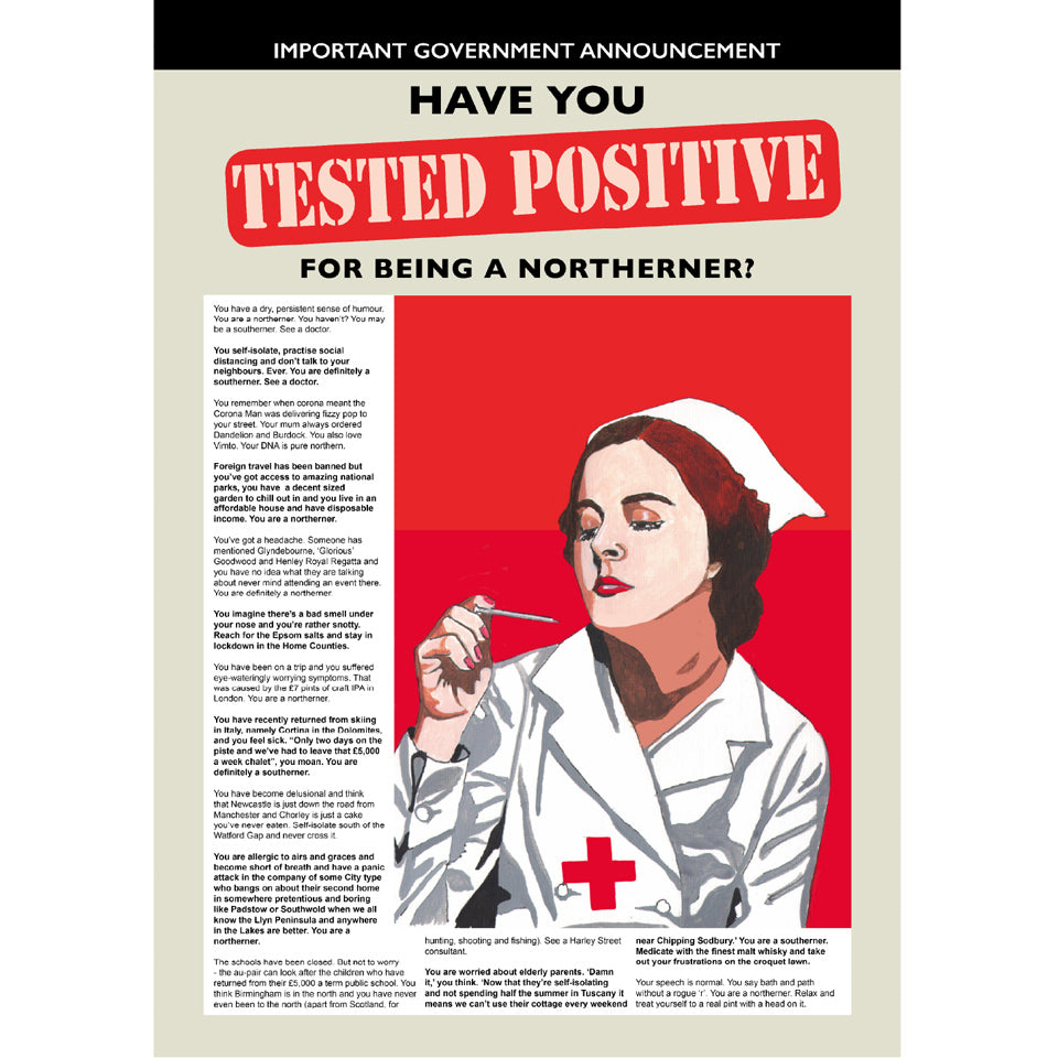 Retro Poster Art - Tested Positive