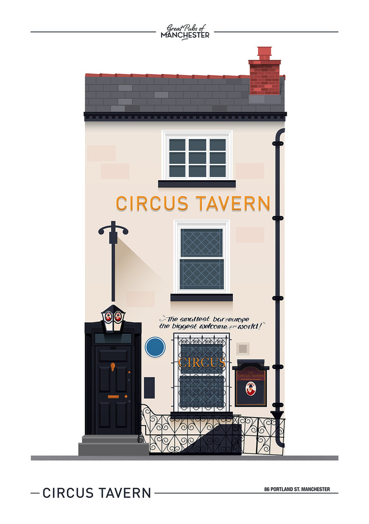 The Circus Tavern Illustrated Print