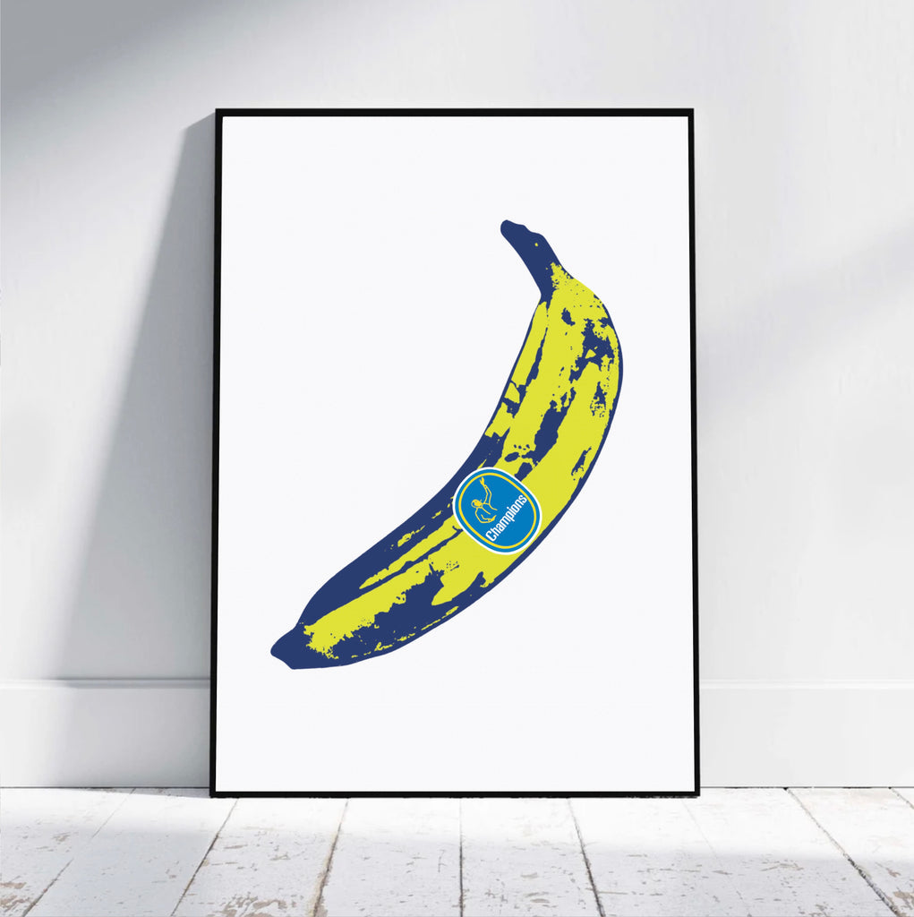 Manchester City Banana Print