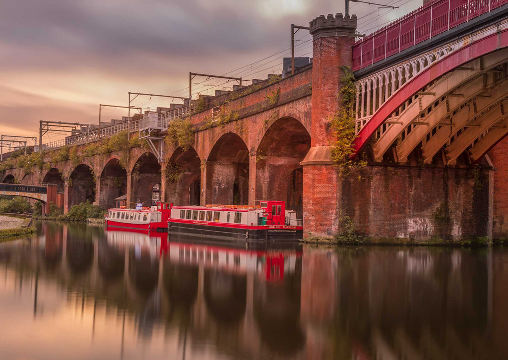 Castlefield Boats at Sunset