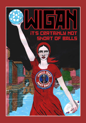 Retro Poster Art - Wigan